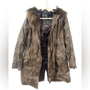 Fabulous Furs Women's Brown Camouflage Utility Jacket